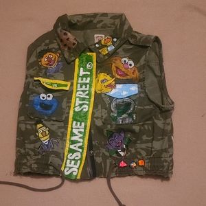 A custom sesame street vest